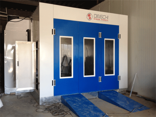 认证型烤漆房-红外线烤灯加热型外观图